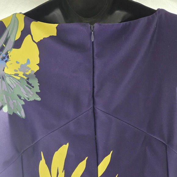 Botanical Bodycon Dress EUC - Picture 7 of 10